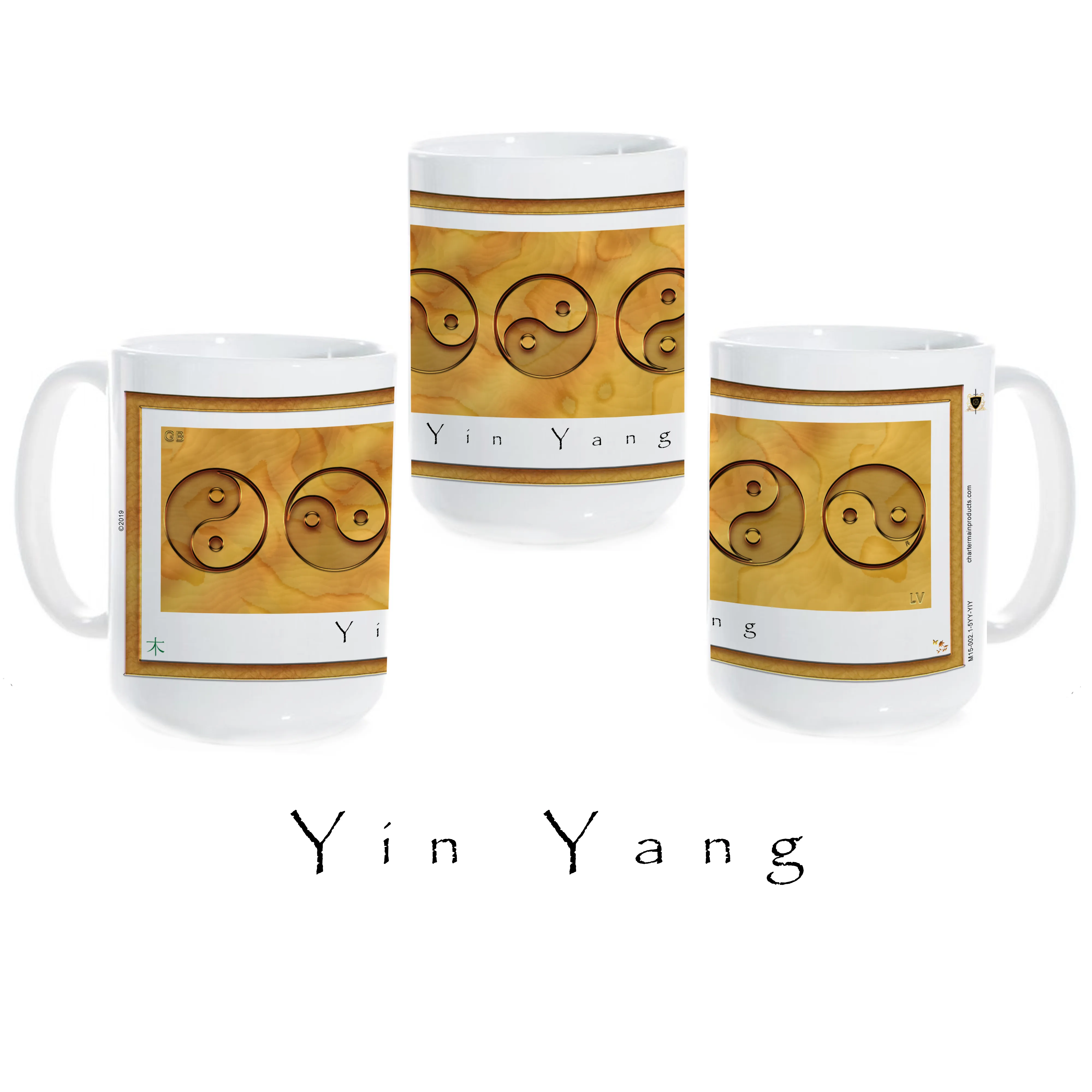 Yin Yang Coffee Mug "Wood" (Yin Yang)