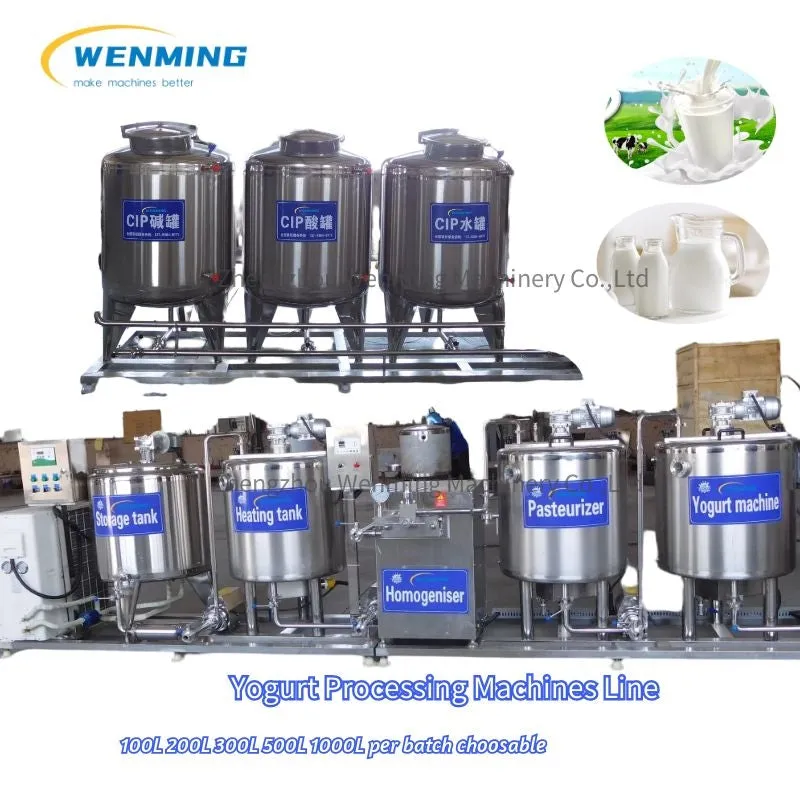 Yogurt Production Line-Yogurt Maker Machines frozen Yogurt Making 100L