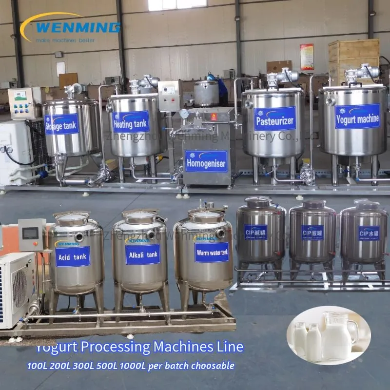 Yogurt Production Line-Yogurt Maker Machines frozen Yogurt Making 100L