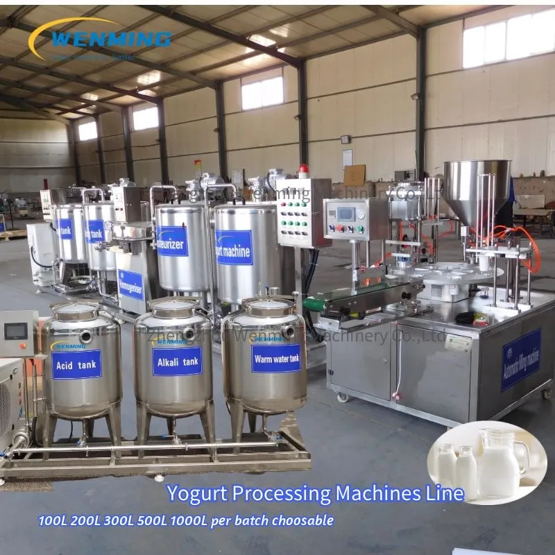 Yogurt Production Line-Yogurt Maker Machines frozen Yogurt Making 100L