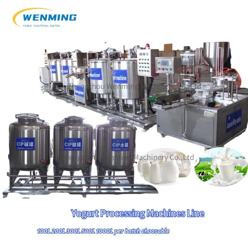 Yogurt Production Line-Yogurt Maker Machines frozen Yogurt Making 100L