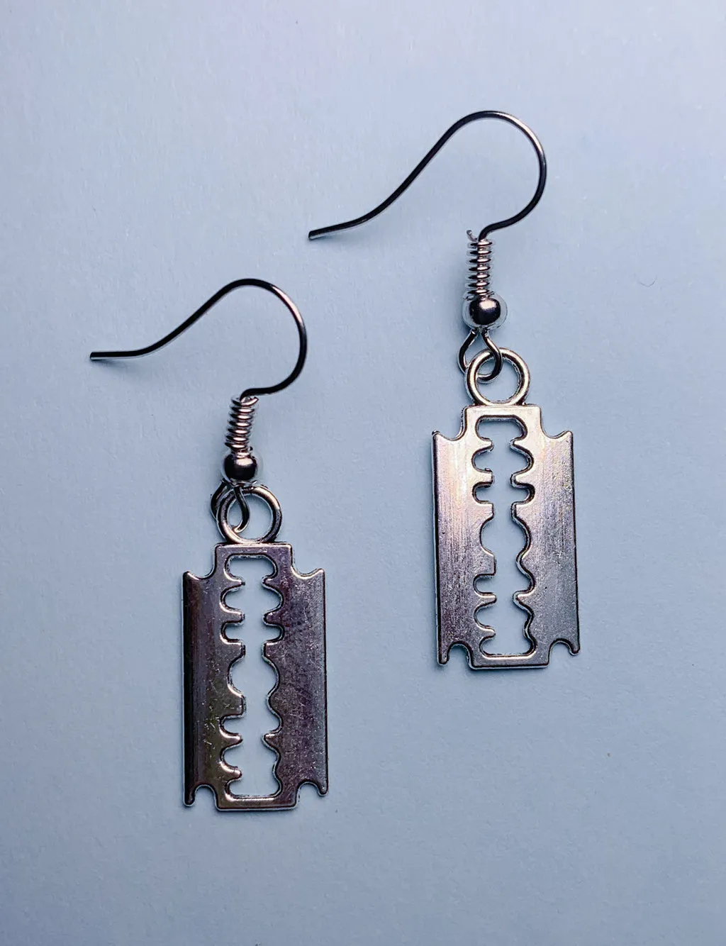 ZAP RAZORBLADE EARRINGS