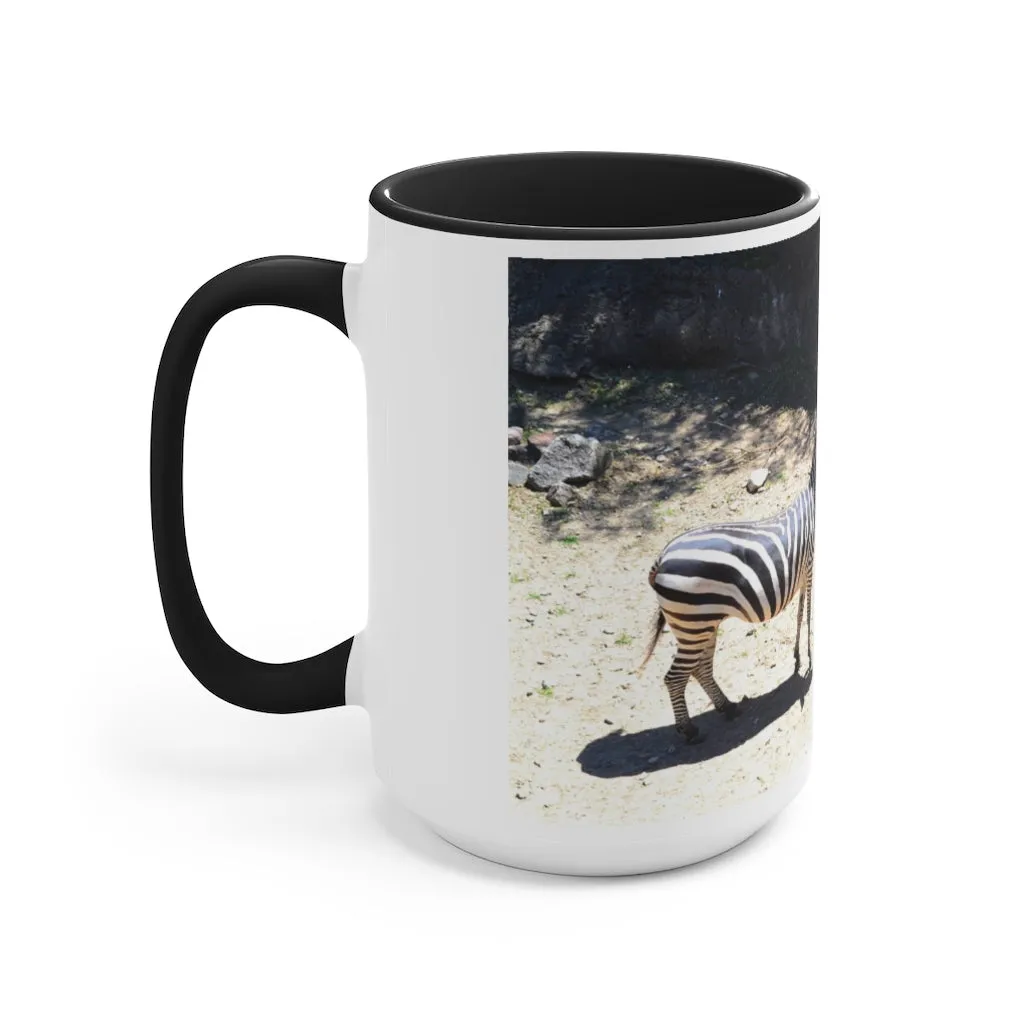 Zebra Accent Mug