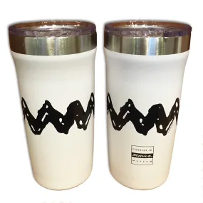 Zig Zag Stainless Steel Travel Mug