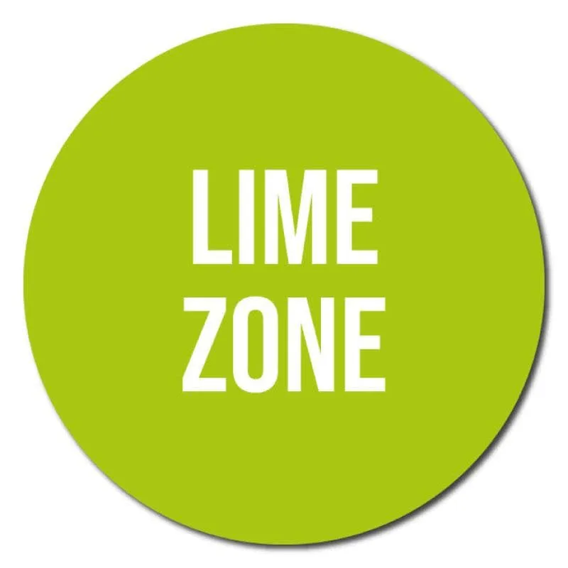 Zone Colours, Indoor Circle Floor Signage, 300mm Diameter (Pack of 5)